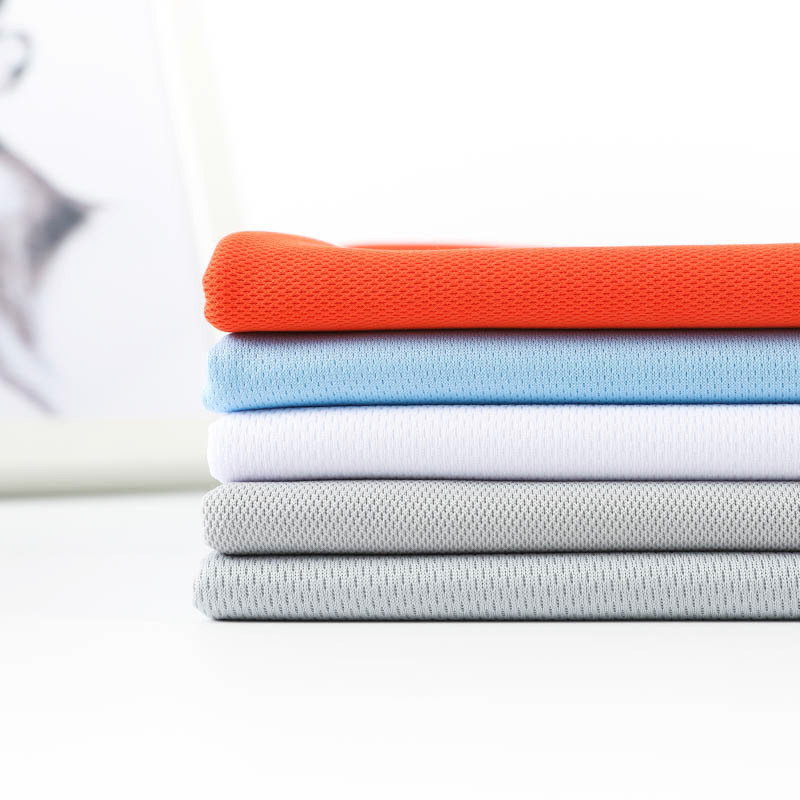 Pano de olho de pássaro secundário adequado para roupas esportivas e camisas publicitárias