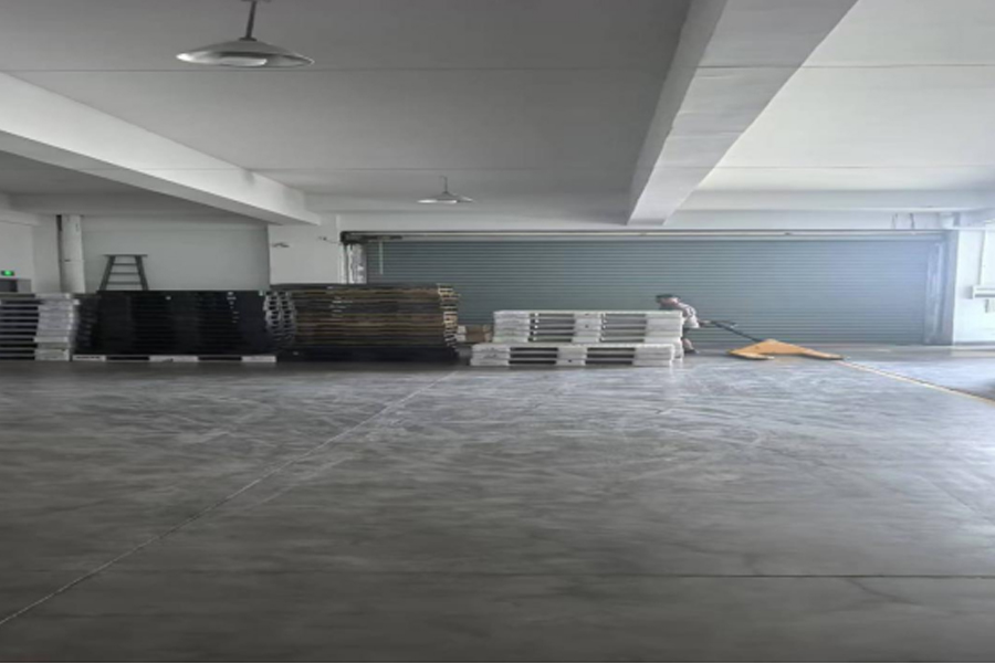 Área de excipiente de produção de tecido cinza