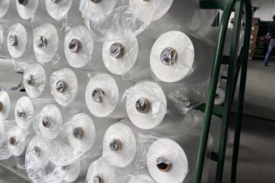 Área de produção de produtos semiacabados DTY