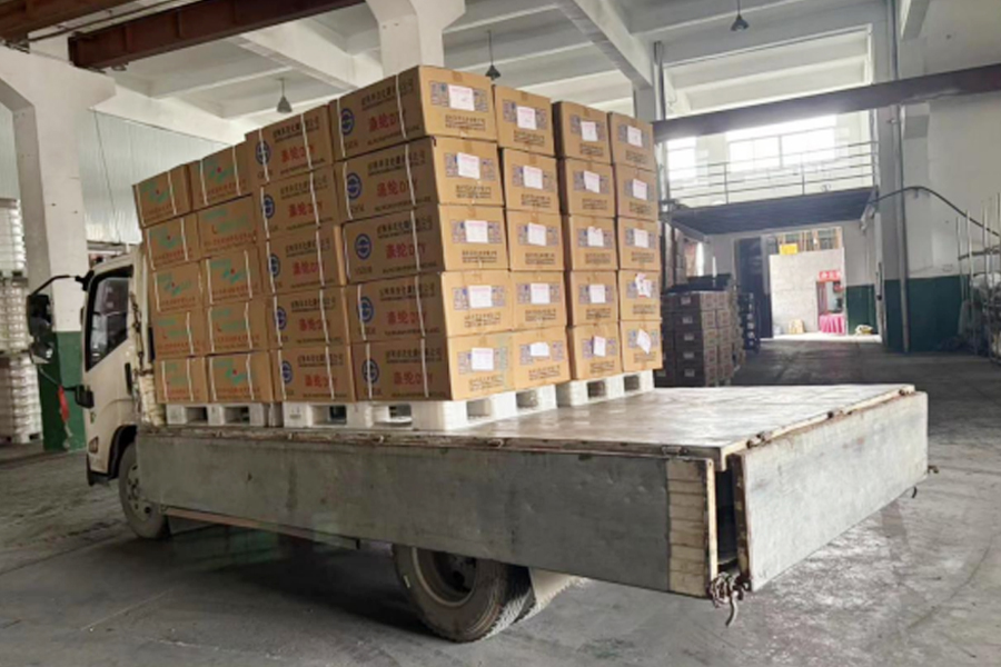 Armazém de produtos acabados de produção DTY