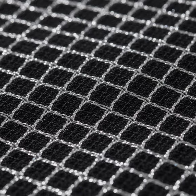 Tecido Birdseye de seda com fio de poliéster respirável