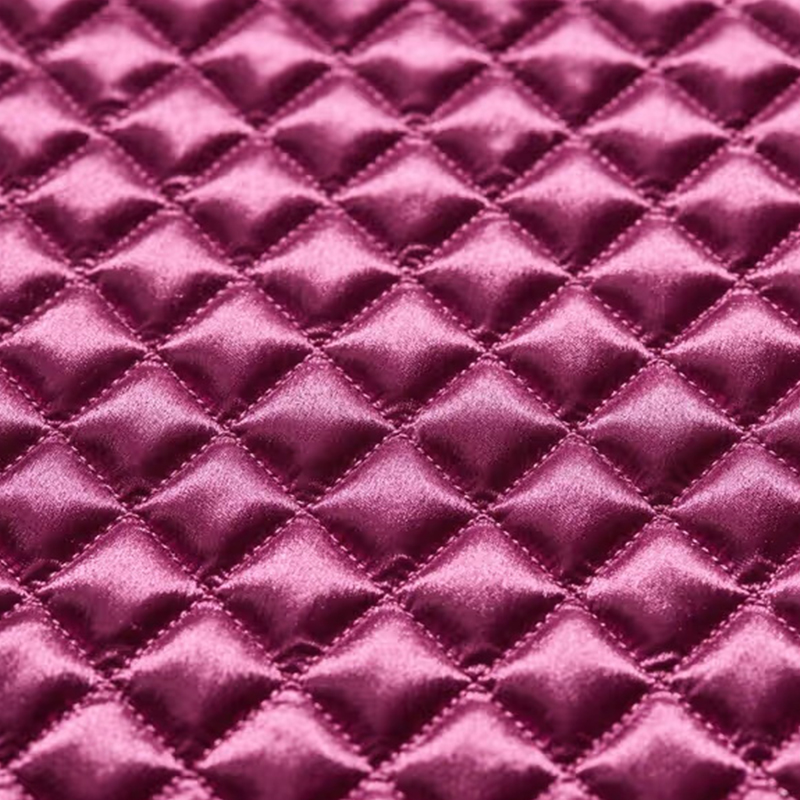 Tecido de imitação de brocado com grade de diamante